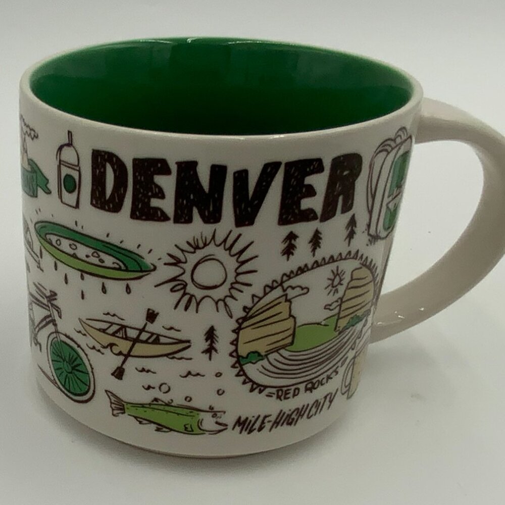 Starbucks Denver Colorado Been There Series 14 oz Coffee Mug